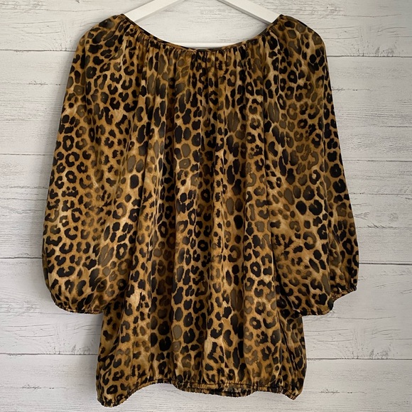 Leopard Print Blouse - Picture 2 of 6